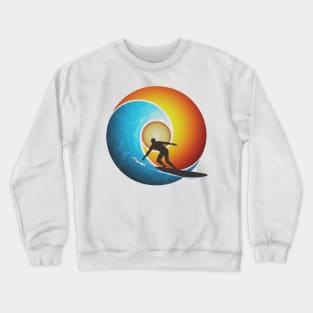 Surfing the Endless Summer Wave (v2) Crewneck Sweatshirt